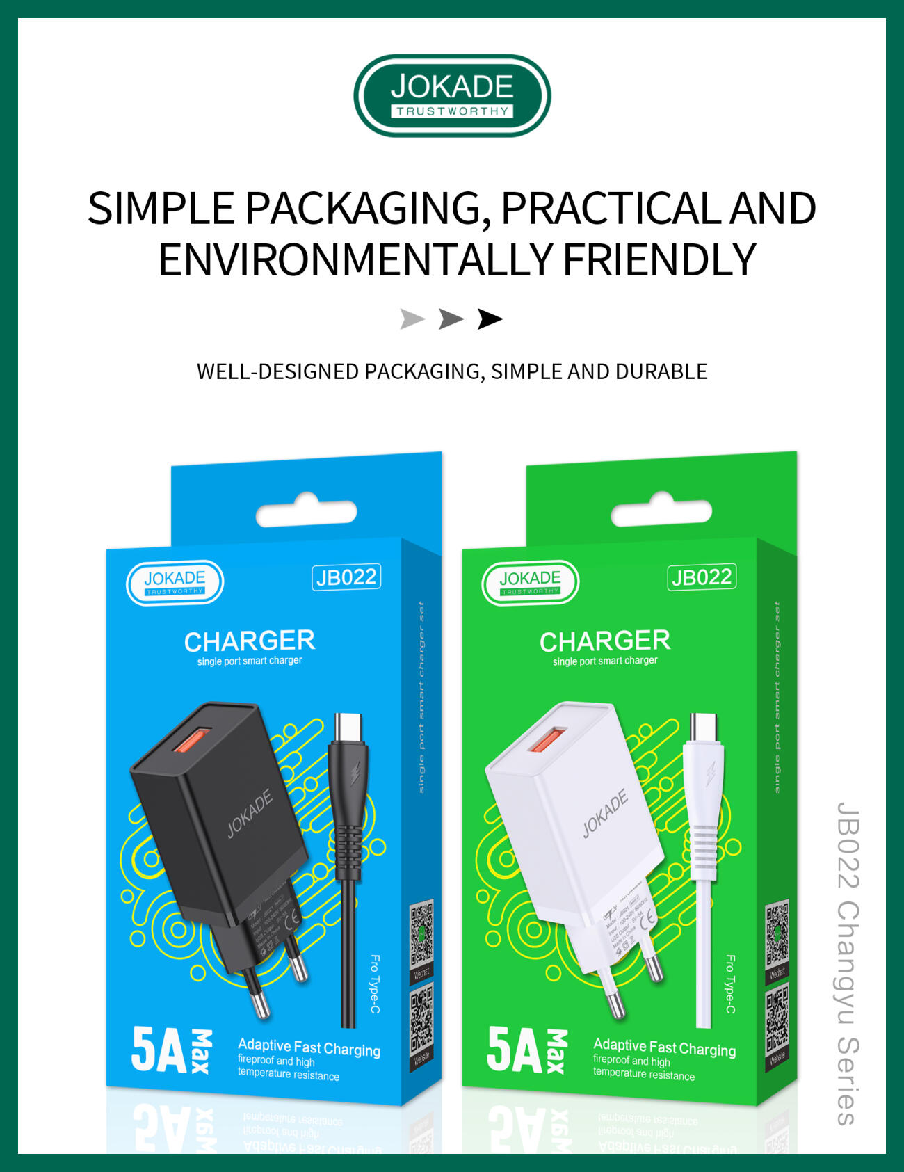 JOKADE CHARGER TYPE C JB022